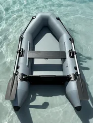 Solarmarine PVC Rubber Boat for Sea Fishing, Water Sports Kayak, MC230-3 Inflatable Boat, 0.7mm, 1-2 Person, Air Mat Floor