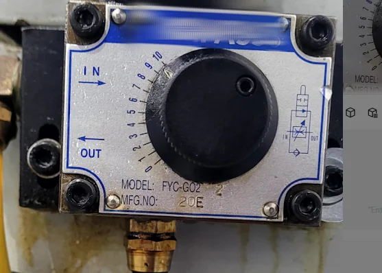 Hydraulic Flow Control Valve FYC-GO2 FNC-G02 FKC-G03A FKC-G02A FKC-G02AL FKC-G03AL FKC-G02BL4 FYC-GO2