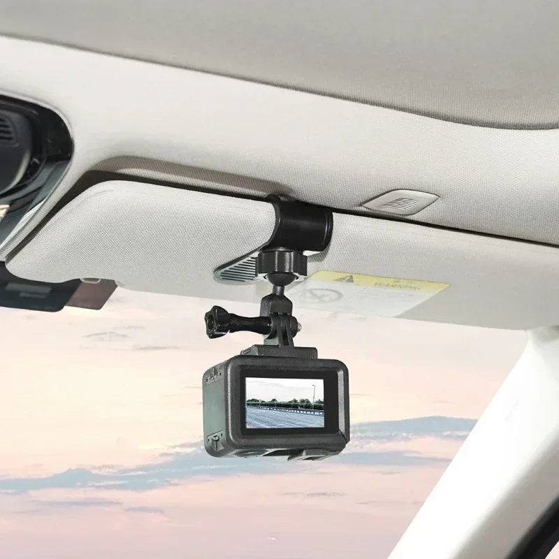 Clip de fixation pour pare-soleil de voiture, pour GoPro 13 12 11 10/DJI Osmo 360/Action 5 Pro 4 3/Insta360 X5 X4/ACE Pro 2, accessoires de caméra d'action