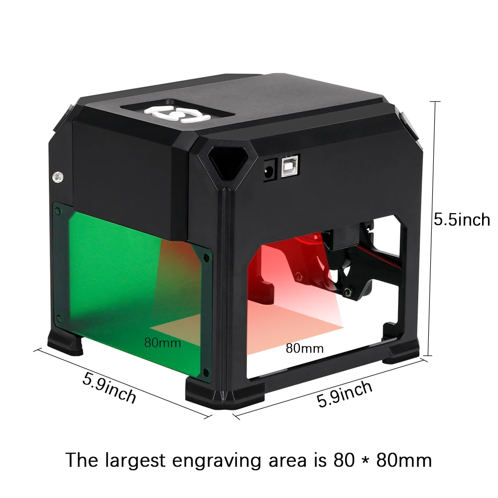 Imagem -04 - Yofuly Mini Gravador a Laser com Bluetooth sem Fio Máquina de Gravura Cnc Impressora Desktop Plástico Carpintaria 3000mw