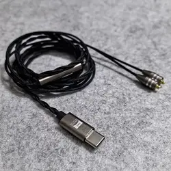 NEW 31993 USBC Earphones Cable With MIC Dac Decoder 1.3m MMCX HIFI calls Headphone Cable For Enthusiasts AEOLIAN YE05 YE01 Y
