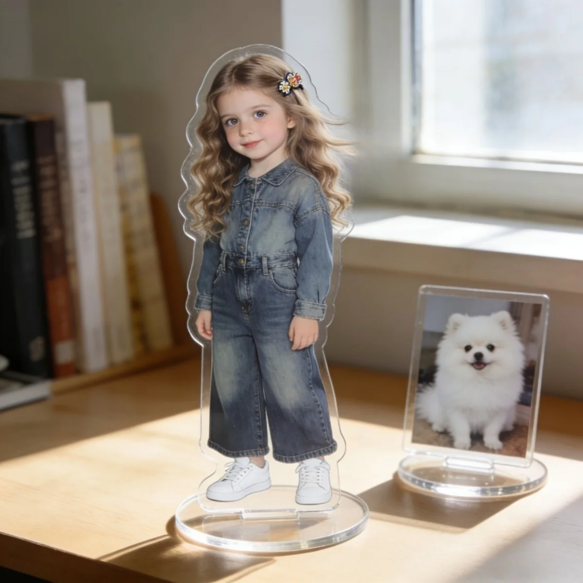Custom Photo Acrylic Desktop Standee — Personalized Character Standee, Home Decor Art Piece