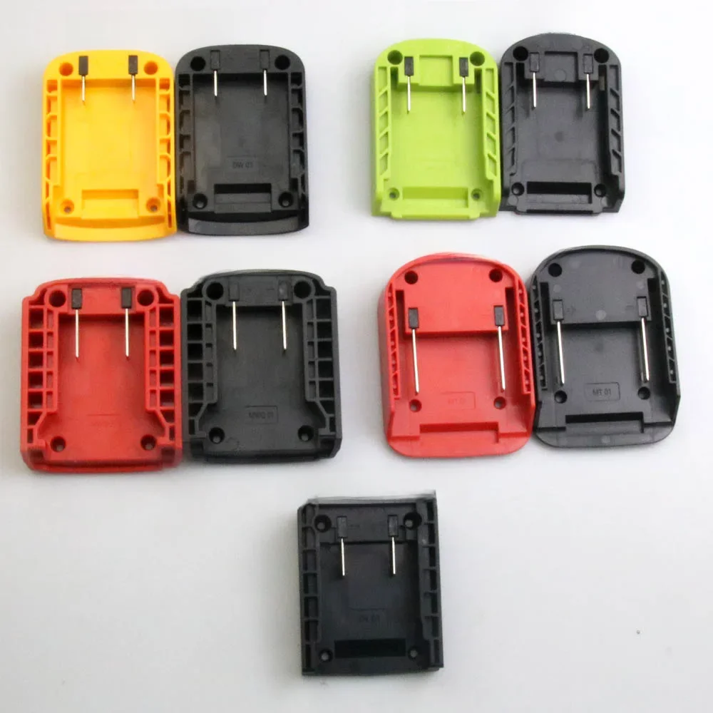 1PC DIY Adapter konwertera podstawa głowica ładująca Shell dla Makita dla DeWalt dla WORX dla Milwaukee 18V złącze baterii litowej — zdjęcie 2