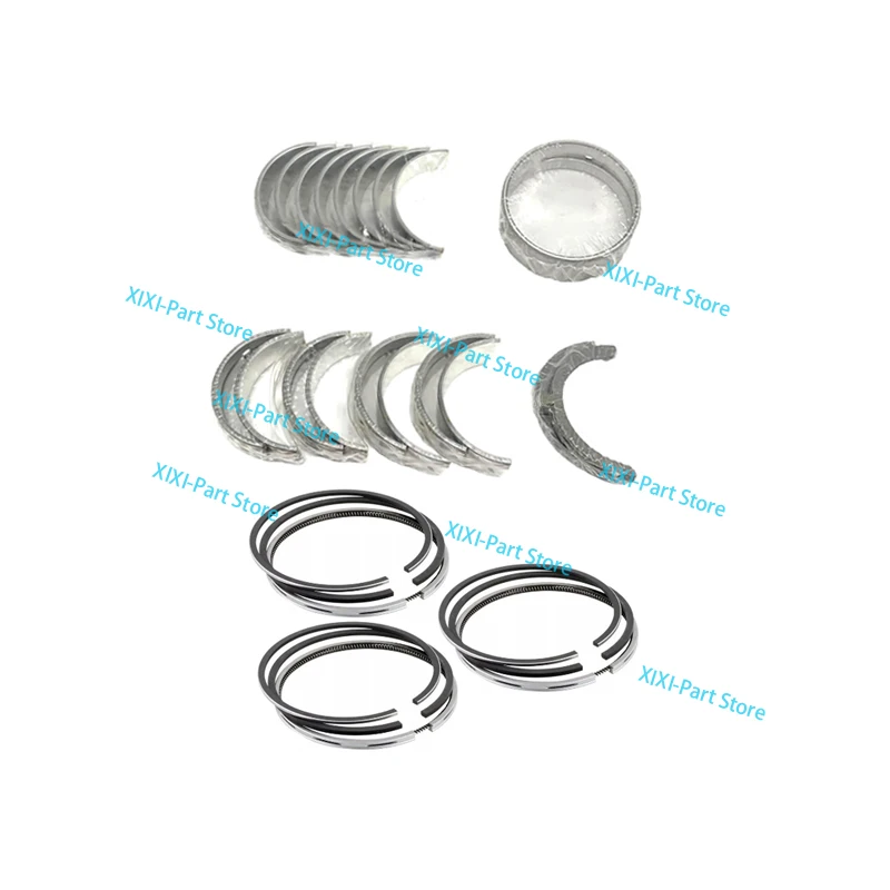 

3TNV70 Piston Rings 70mm For Yanmar STD 70*1.5HK+1.5+3mm Overhaul Rebuild Kit Full Gasket Kit