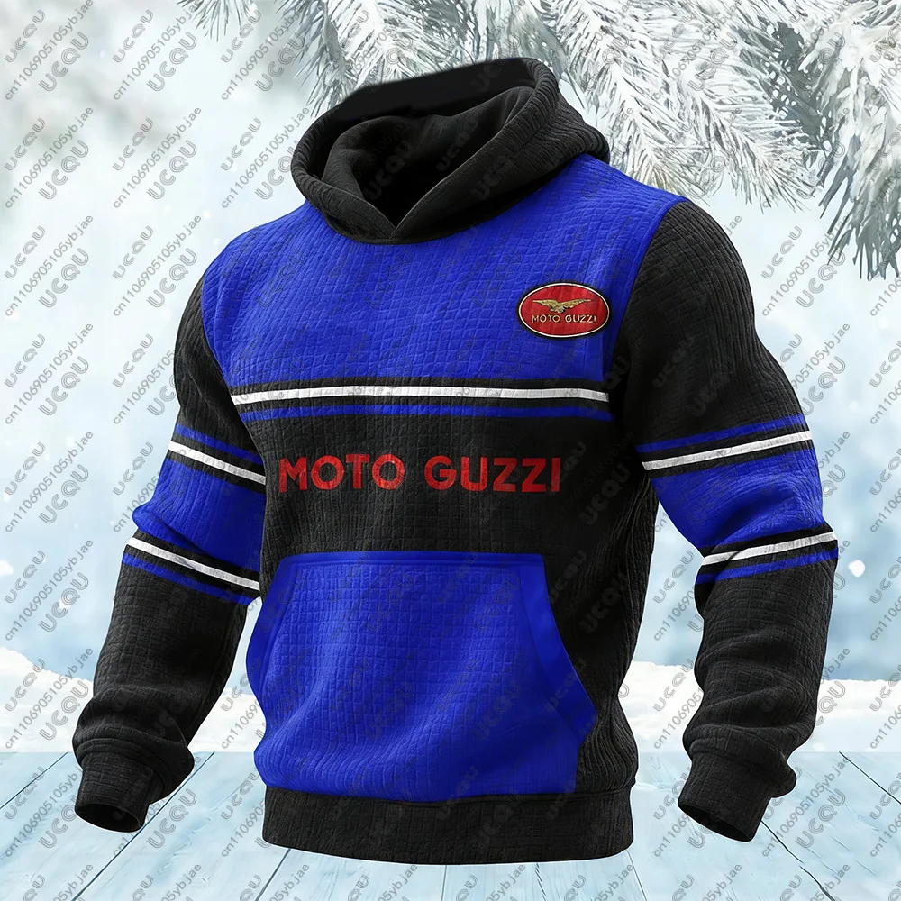 

Мужская повседневная спортивная футболка-поло с молнией для мотоциклистов, унисекс, для итальянских туристических мотоциклов, Moto Guzzi, 2026