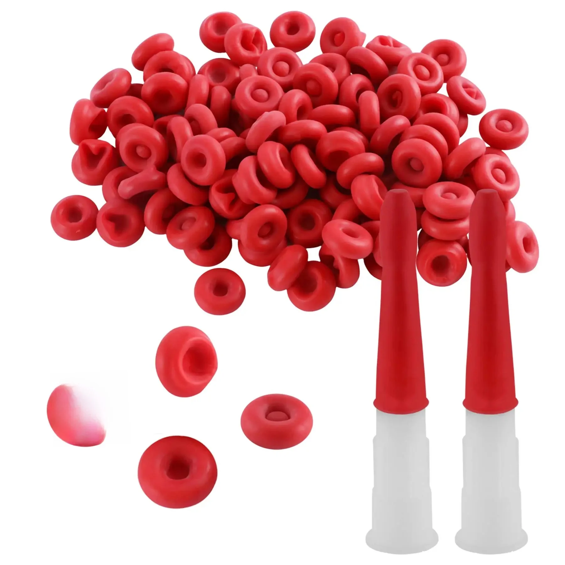 Bouchon de calfeutrage rouge, 10 pièces, capuchon d'économie de calfeutrage, scelleuse de calfeutrage, Tube de calfeutrage ouvert pour sceller et conserver