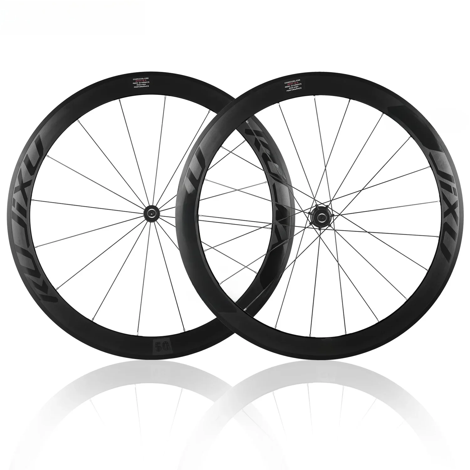 AliExpress RUJIXU 700C ultra-light carbon fiber tube HUB 120 ring road bike wheel V brake double aluminum alloy depth 30/40/50mm wheelset