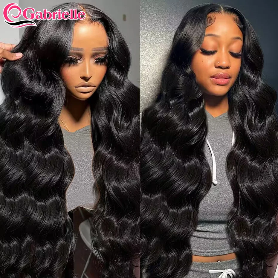 13x6 13x4 Lace Front Wig Human Hair Brazilian Body Wave Glueless Wig 5x5 hd Lace Closure Human Hair Wigs Pre-plucked Gabrielle