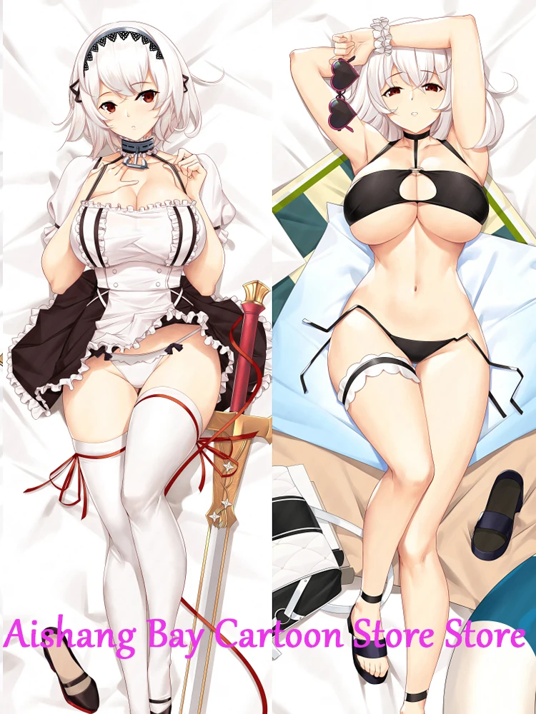 Dakimakura Anime Pillow Cover Azur Lane Sirius Double Sided Print Life-size Body Decoration