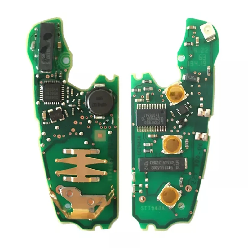 CN008076 Kunci Flip Asli untuk Audi A3 Q2 Q3 3 Tombol OEM Remote 434Mhz Megmos Chip AES Tanpa Kunci Go FCC 81A 837 220 H