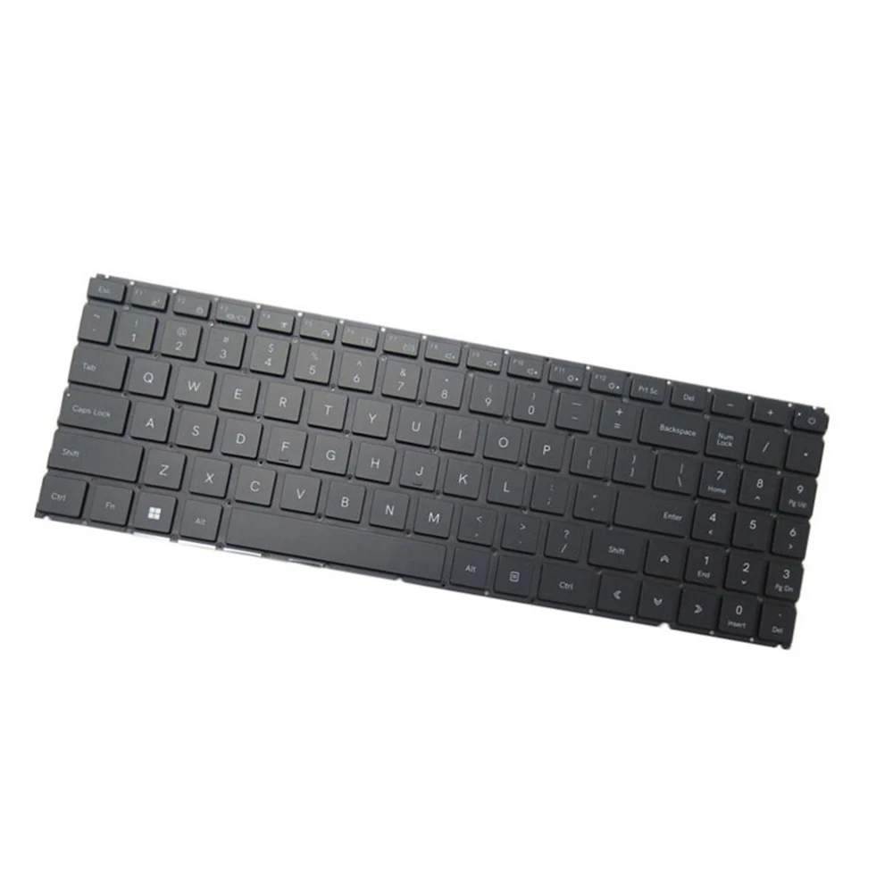 English US Laptop Frameless Keyboard For Slimbook For Executive 16 16 Inch 13th Gen i7-13700H RTX 4060 Black With Backlit New
