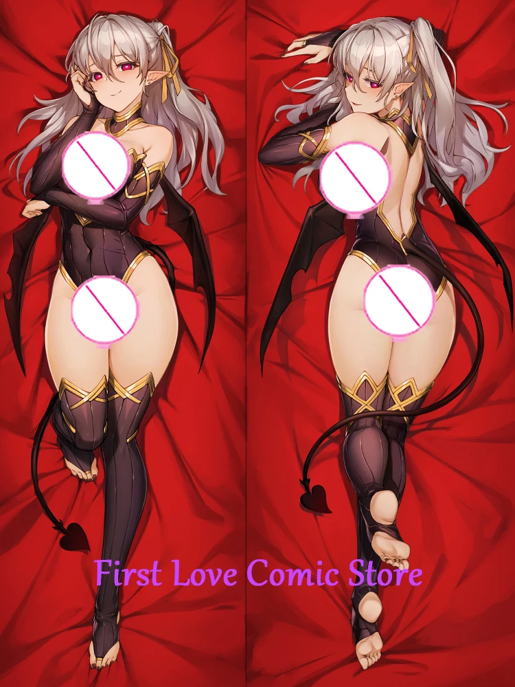 Dakimakura أنيمي كيس وسادة الشيطانة وسادة غطاء هالوين عيد الميلاد الديكور 2023
