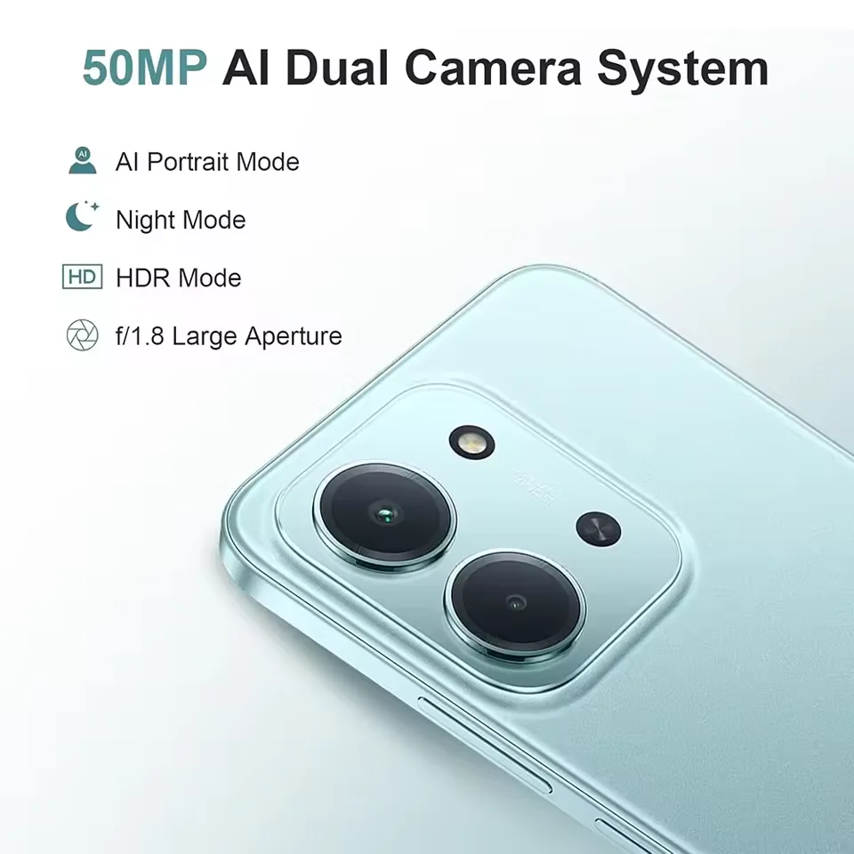 هاتف محمول Redmi 15C إصدار الاتحاد الأوروبي 50MP AI كاميرا مزدوجة MediaTek Helio G81 Ultra 6.9 "120 هرتز عرض بطارية 6000 مللي أمبير في الساعة بدون شاحن