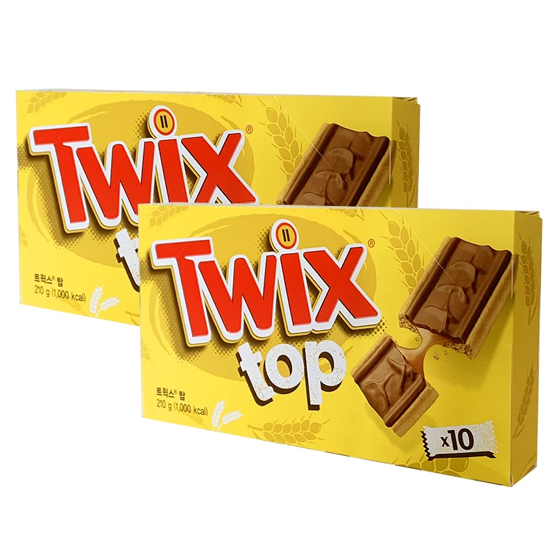TwigStop-Chocolate Choco Bar Snack para galletas, 210g, 1 + 1