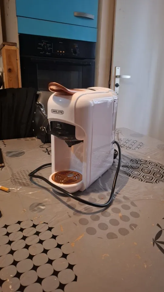 Cafelffe 5 in 1 Capsule Coffee Machine Fit Dolce gusto Nespresso Capsule ESE Pod Ground Coffee K-cup 19Bar Hot/Cold,gift-giving photo review