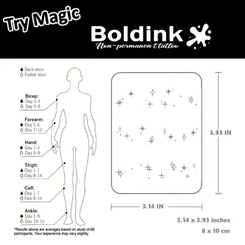 60 ks nové dočasné tetovací samolepky vodotěsné tetování festival třpytky obličej dívky chlapec dítě mini falešné tetování zs157 10 nejlepší prodej permanentní tetovací nálepka - №7