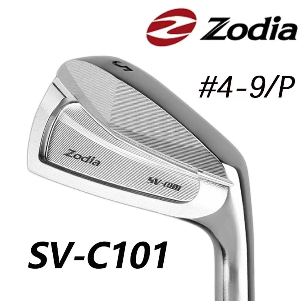 LISM Golf Clubs Head Zodia SV-C101 Soft Iron Forging Solid + 3D CNC Machining Golf Irons 4-9 P Golf Irons Set Sliver Colour