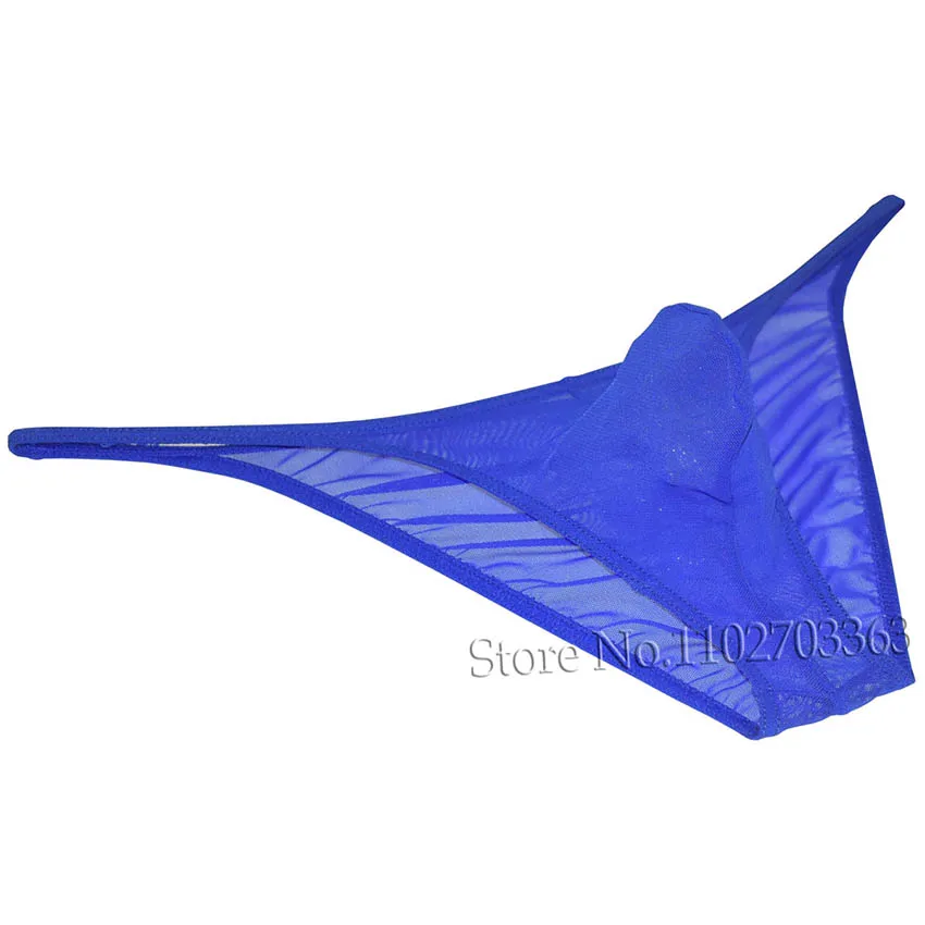 Calzoncillos de Bikini de malla transparente para hombre, suspensorio atrevido, tangas ultafinas, calzoncillos Hipster cómodos, ropa interior