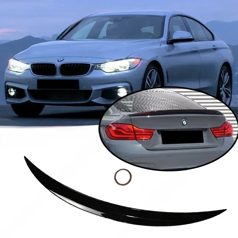 Pour BMW série 4 F36 4 portes Gran coupé 2014-2020 becquet de coffre arrière lèvre d'aile Kit de carrosserie réglage ABS accessoires automobiles Style MP