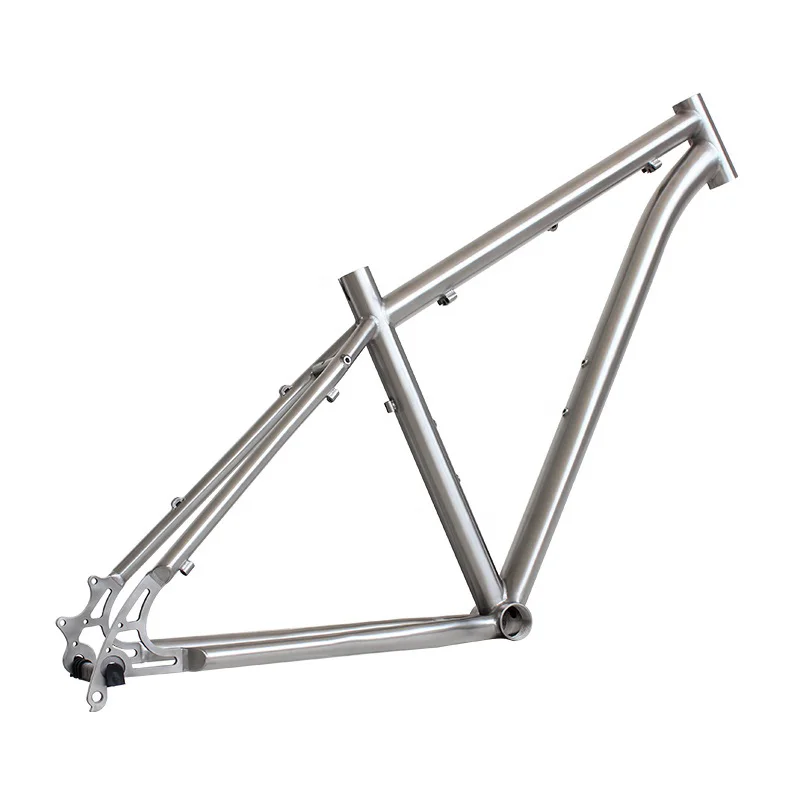 Titanium Alloy MTB Bike Frame with Disc Brake, Modified Bicycle, Mountain Bike Accessories, 26, 27.5, 29er