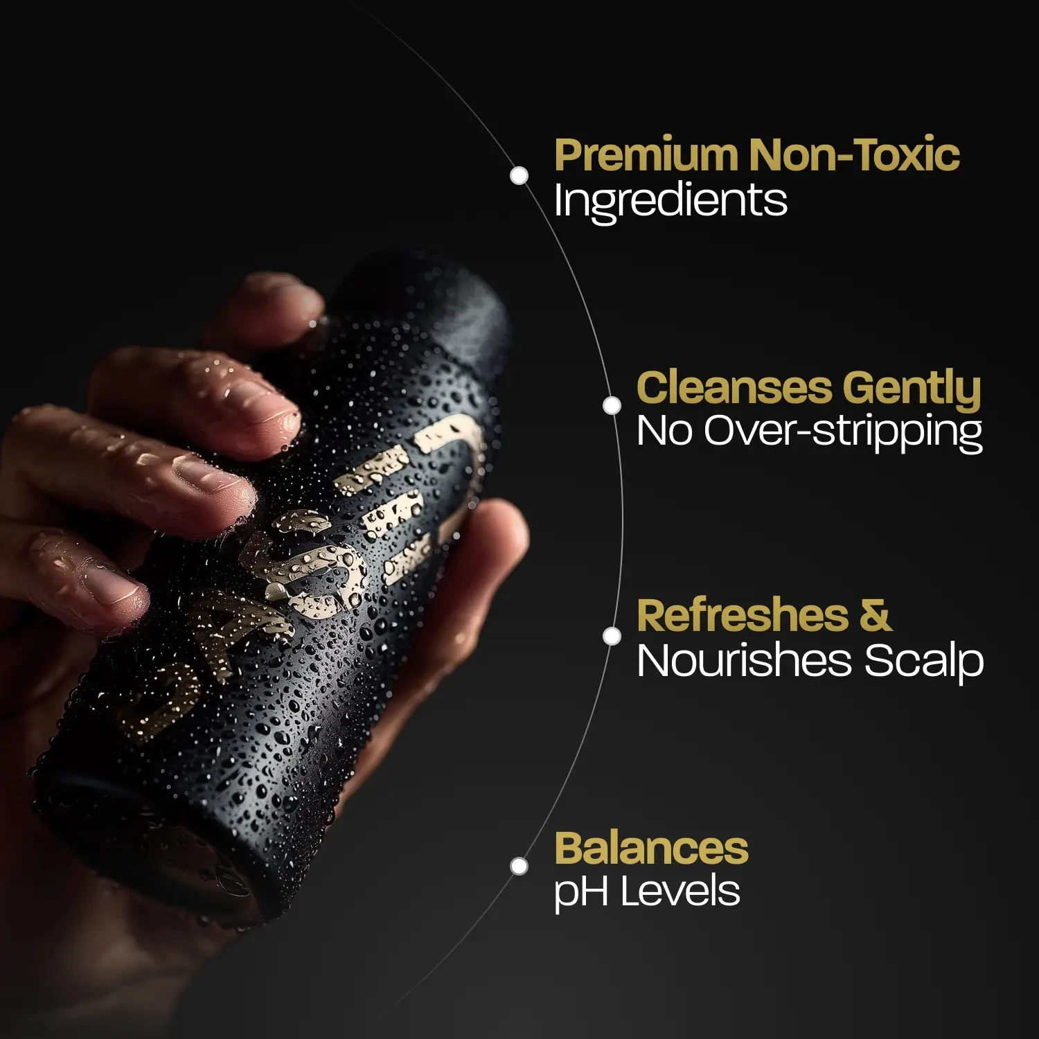 BASED Shower & Hair Elixir Duo:   Shampoo + Conditioner + Hair Elixir Bundle — Deep Clean, Hydrates, Soothes Scalp, Boosts Volume +  Nourishes, Seals, & Protects Hair , Lightweight, Non-Greasy Formula image 4