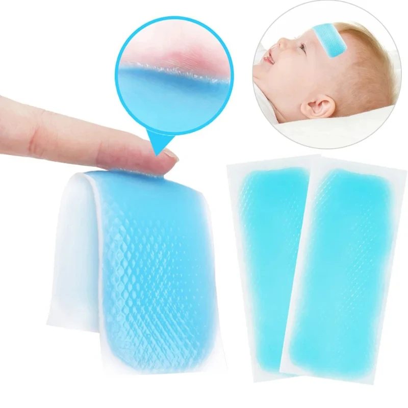 Baby Cooling Patches for Fever Discomfort Kids Adults Portable Multifunction Lower Relief Fever Cool Reducer Sticker for Summer