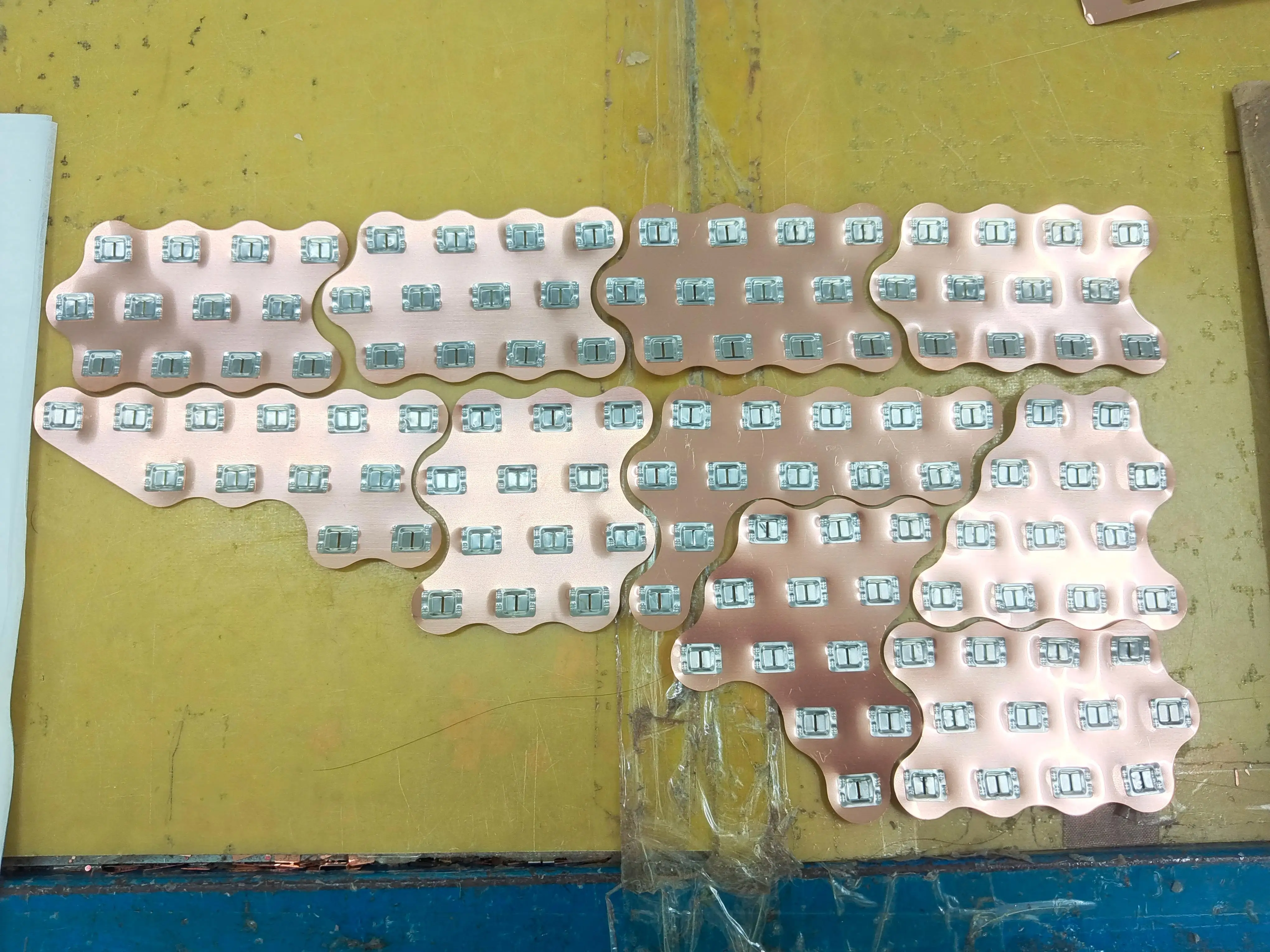 WELLGO 1SET Suppliers Copper Nickel Busbar 21700 20S6P 22.7mm Center Distance Copper Strips for Battery Spot Welding Battery