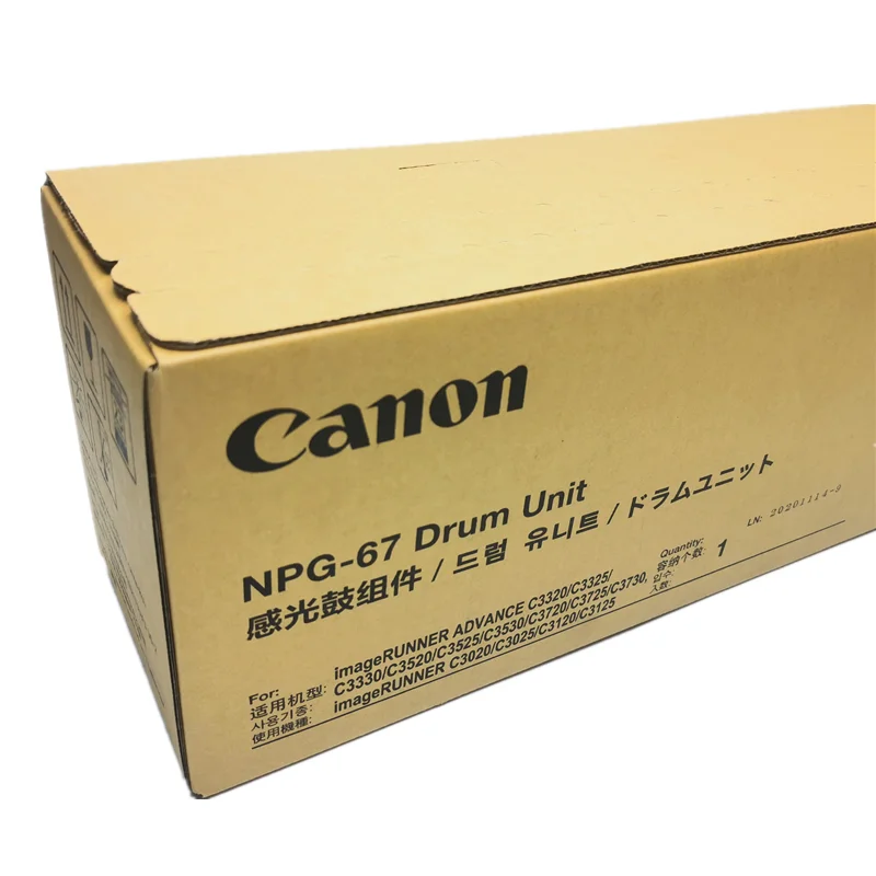 Imagem -04 - Original Npg67 Tambor Unidade para Canon C3222l C3226 C3130 C3826 C3830 C3835 8528b001aa