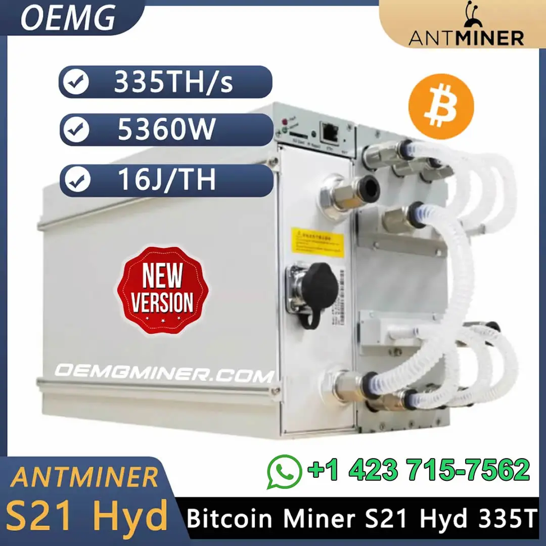 JM Buy 4 Get 2 Free BITMAIN ANTMINER S21 HYDRO 335T BTC BCH - BRAND NEW W/ WARRANTY