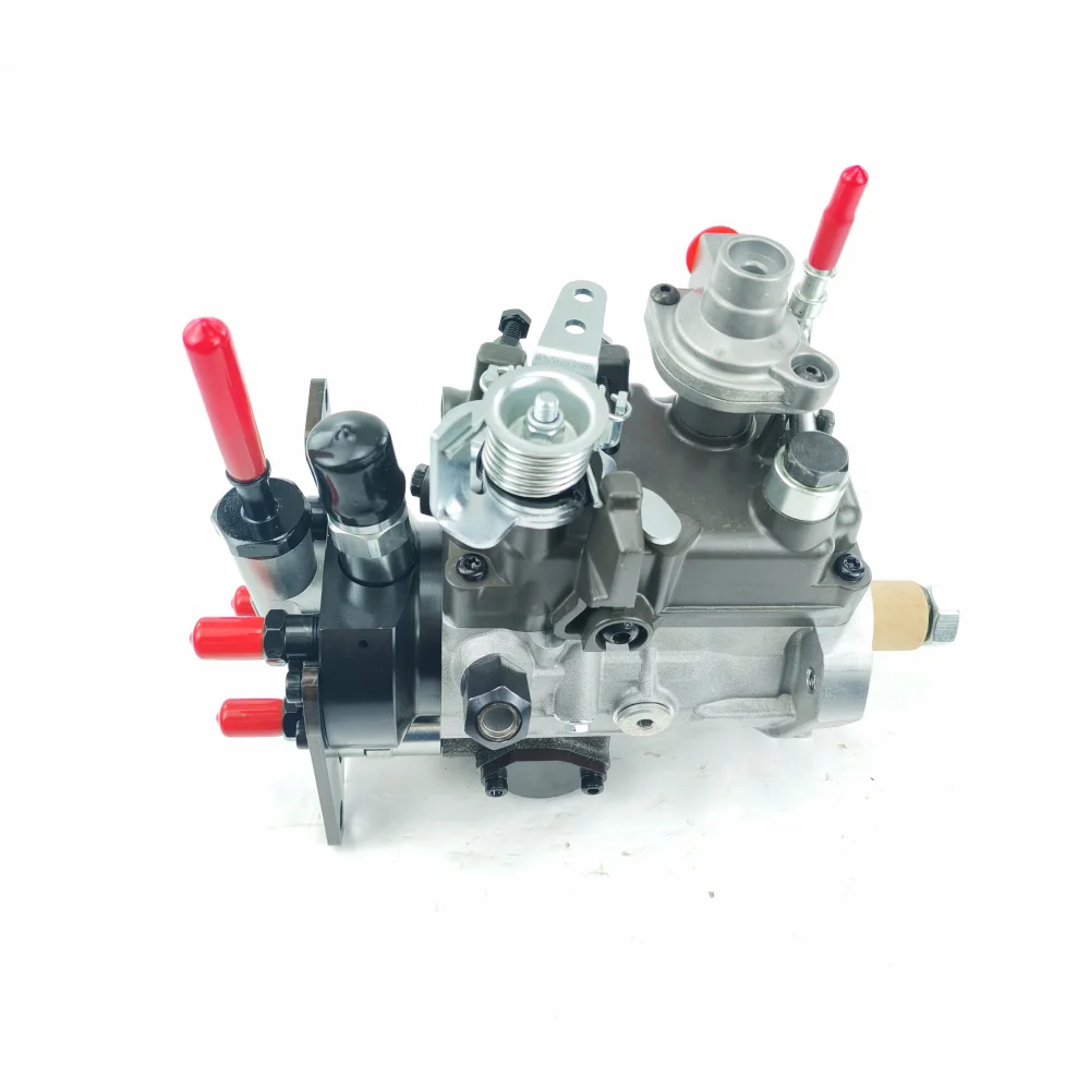 9520A184G DP310 Rotor Fuel Injection Pump, 2644C346 12V Solenoid With Return Pipe for Perkins 1104D‑44TA 4‑Cylinder Engine