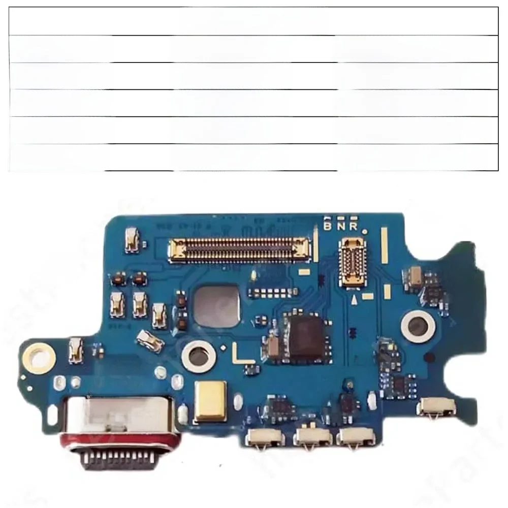 Płytka ładująca do Samsung Galaxy S24 Plus S24+ Ultra S921 S926 S928 Płytka portu ładowania Gniazdo wstążkowe Złącze USB Elastyczny kabel — zdjęcie 2