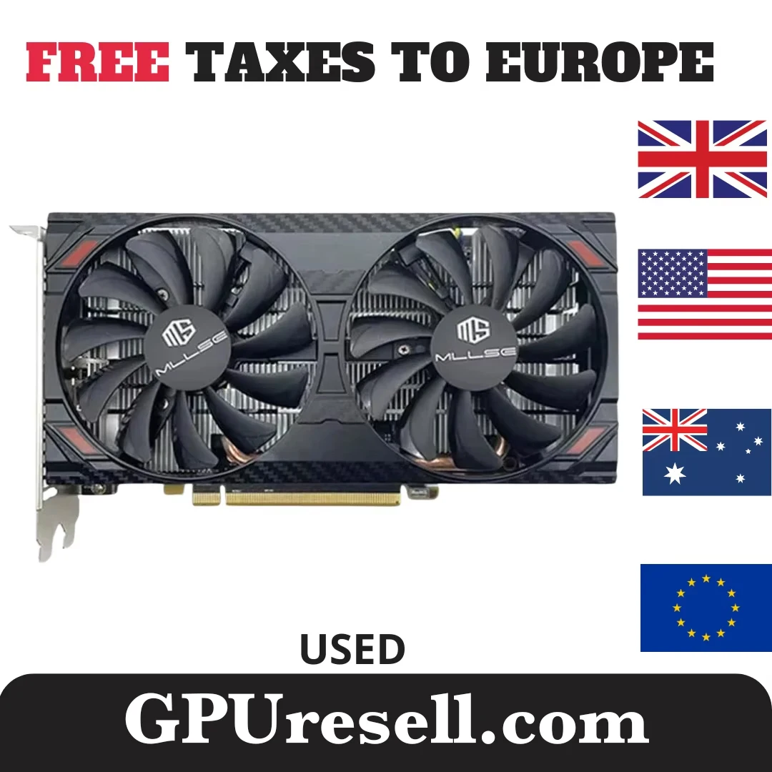 USED  RX 5500xt 8GB Graphics Card Placa De Video 128bit GDDR6 Gaming AMD Radeon rx 5500xt 8gb 8pin + DP*2 + HDMI*1 rx5500xt PC