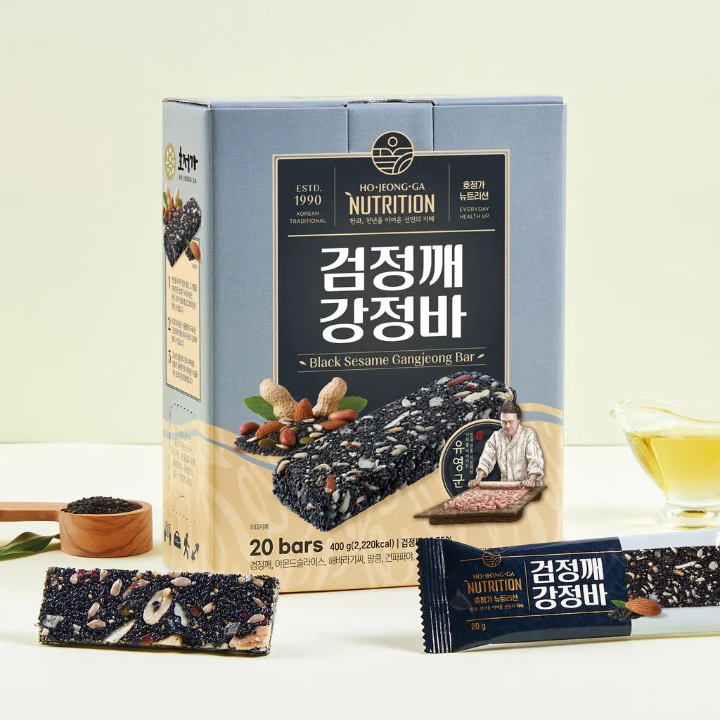 [Hojeongga] لوح التغذية اليومي (20 قطعة) وبار تغذية القمح بالكامل، وعاء الحنطة السوداء / مجموعة ألواح التغذية الممتازة المصنوعة من قبل الخبراء