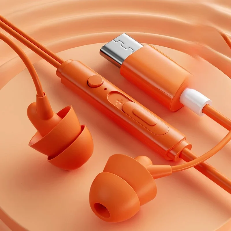 Écouteurs intra-auriculaires filaires en silicone avec réduction du bruit, écouteurs de sommeil pour ordinateur et téléphone portable