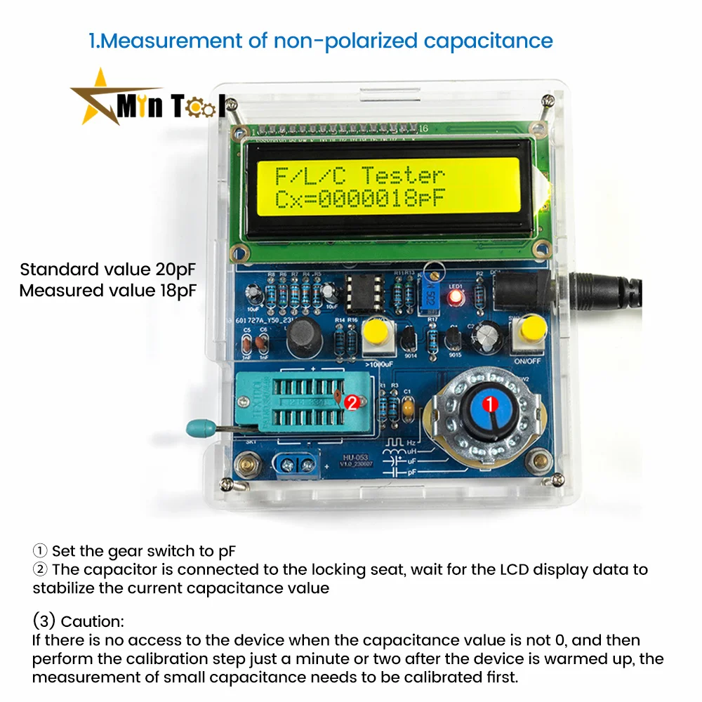 Zestaw Tester próbnik elektroniczny DIY płytki drukowanej do spawania do elektronicznego pomiaru narzędzia do testera triody o pojemności rezystancji