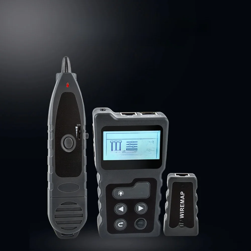Noyafa NF-8209 Kabel Tracker Lan Display Meet Tester Netwerk Tools Lcd Display Meet Lengte Wiremap Tester - afbeelding 2