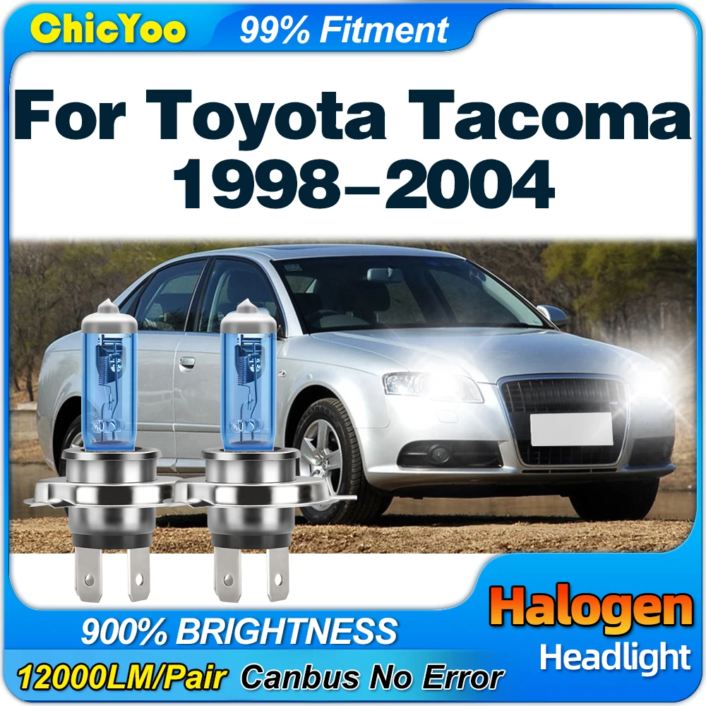 

100W Halogen Headlights Bulbs 6000K Super White Car Lights 12V 24V For Toyota Tacoma 1998 1999 2000 2001 2002 2003 2004