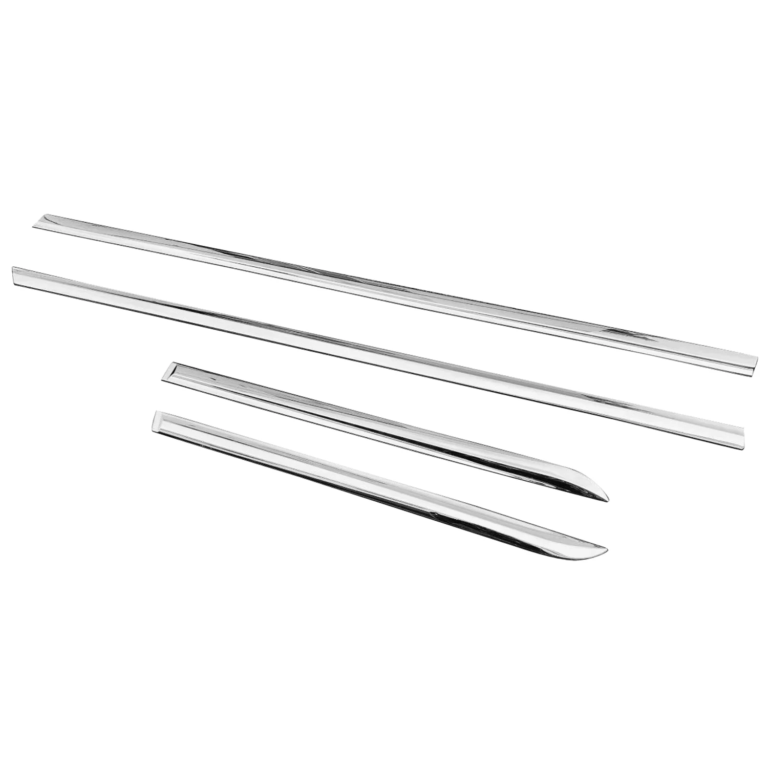 For Subaru Crosstrek GU 2024 Car Accessories ABS Plastic Chrome Car Door Decor Cover Strips 4pcs