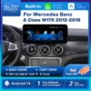 Android 14 Autoradio Carplay Android Auto Touchscreen für Mercedes Benz A-Klasse W176 Auto Intelligente Systeme 4G GPS Navigation 1