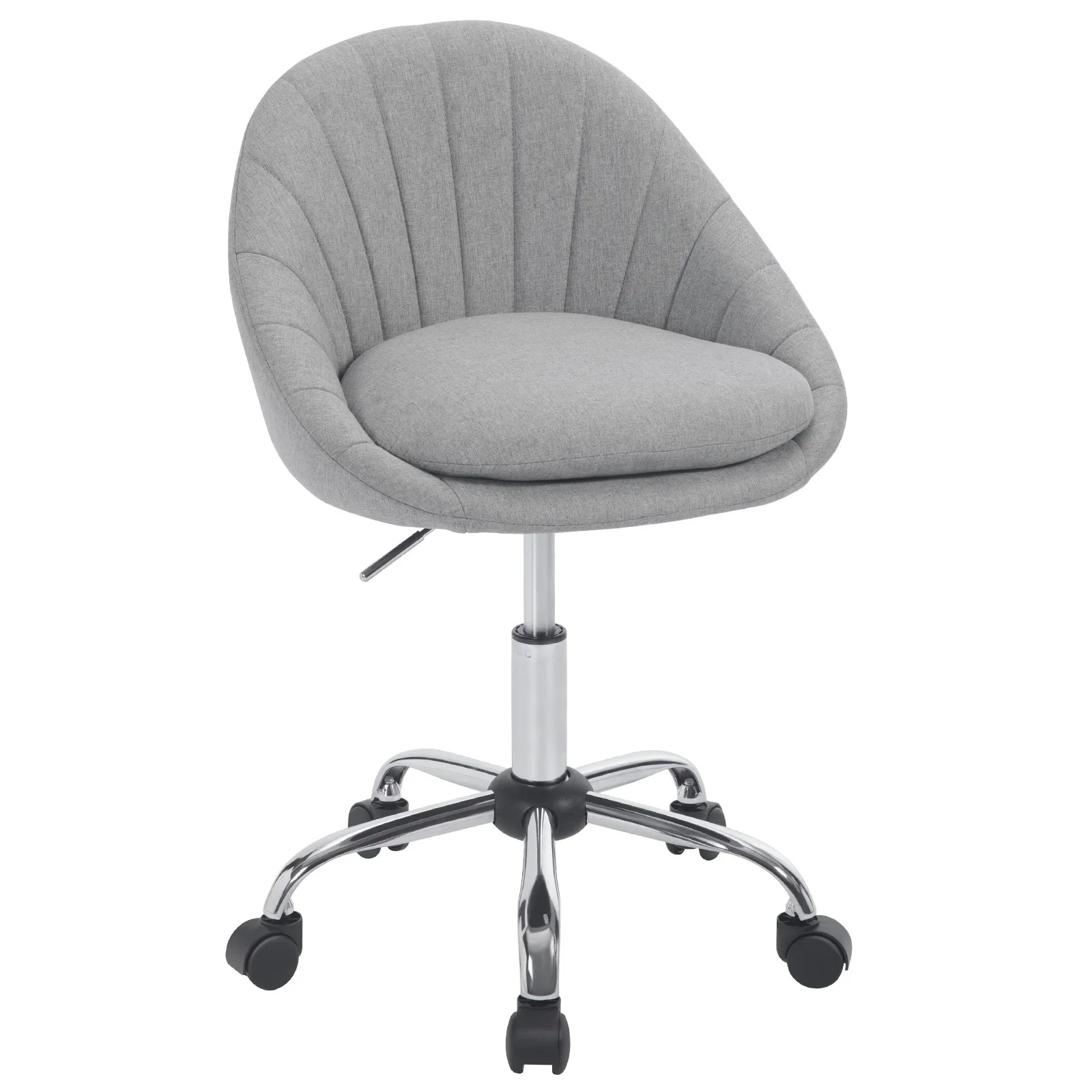 WOLTU Ergonomische make-up cosmetische stoel Draaibare bureaustoel met wielen Bureaustoel voor thuis schrijven, studeerkamer - afbeelding 2