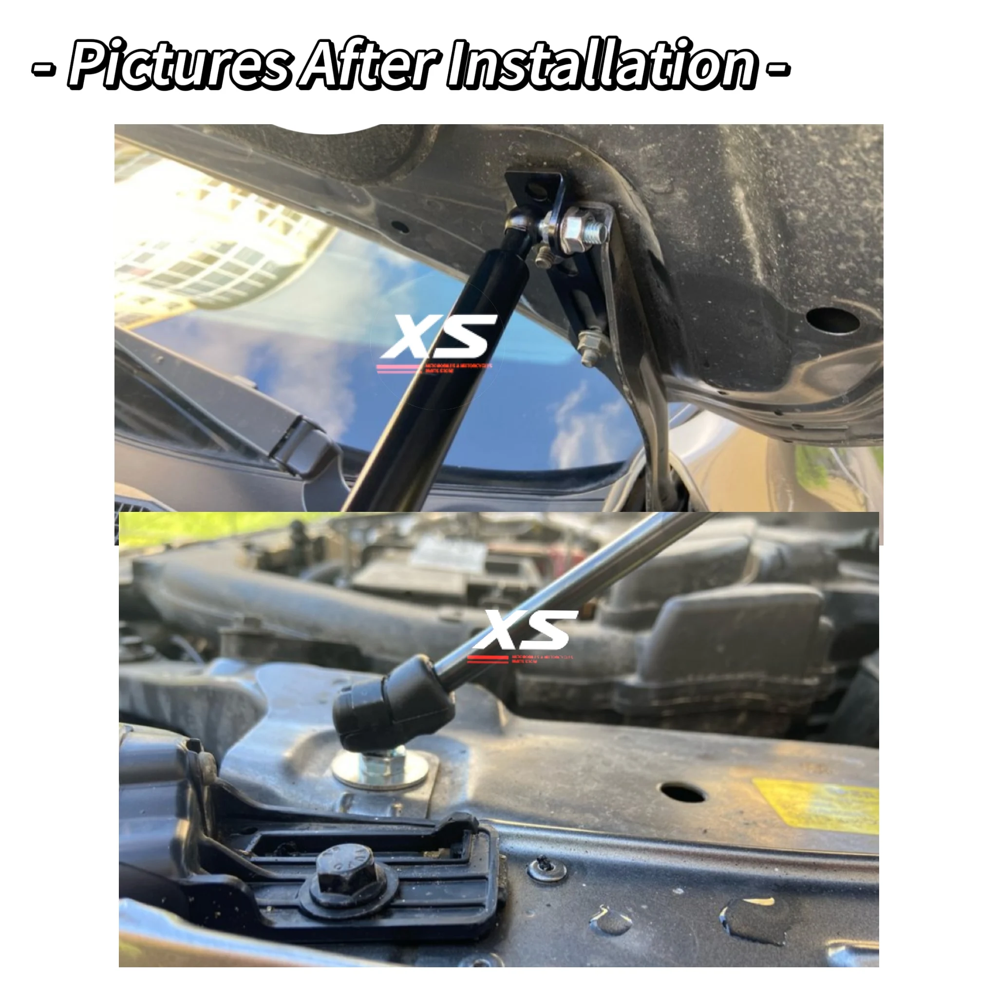 Hood Damper Struts For Nissan Qashqai J11 2014-2021 Rogue Sport Modify Front Bonnet Gas Springs Lift Supports Shocks Pistons Rod