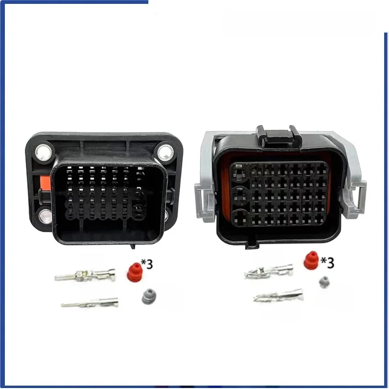1 Zestaw 33 pinów DJ7331-1.5-3.5-11/21 Wtyczka przedniego zderzaka silnika Automatyczne wodoodporne złącze Gniazdo do Buick Cruze Roewe — zdjęcie 2