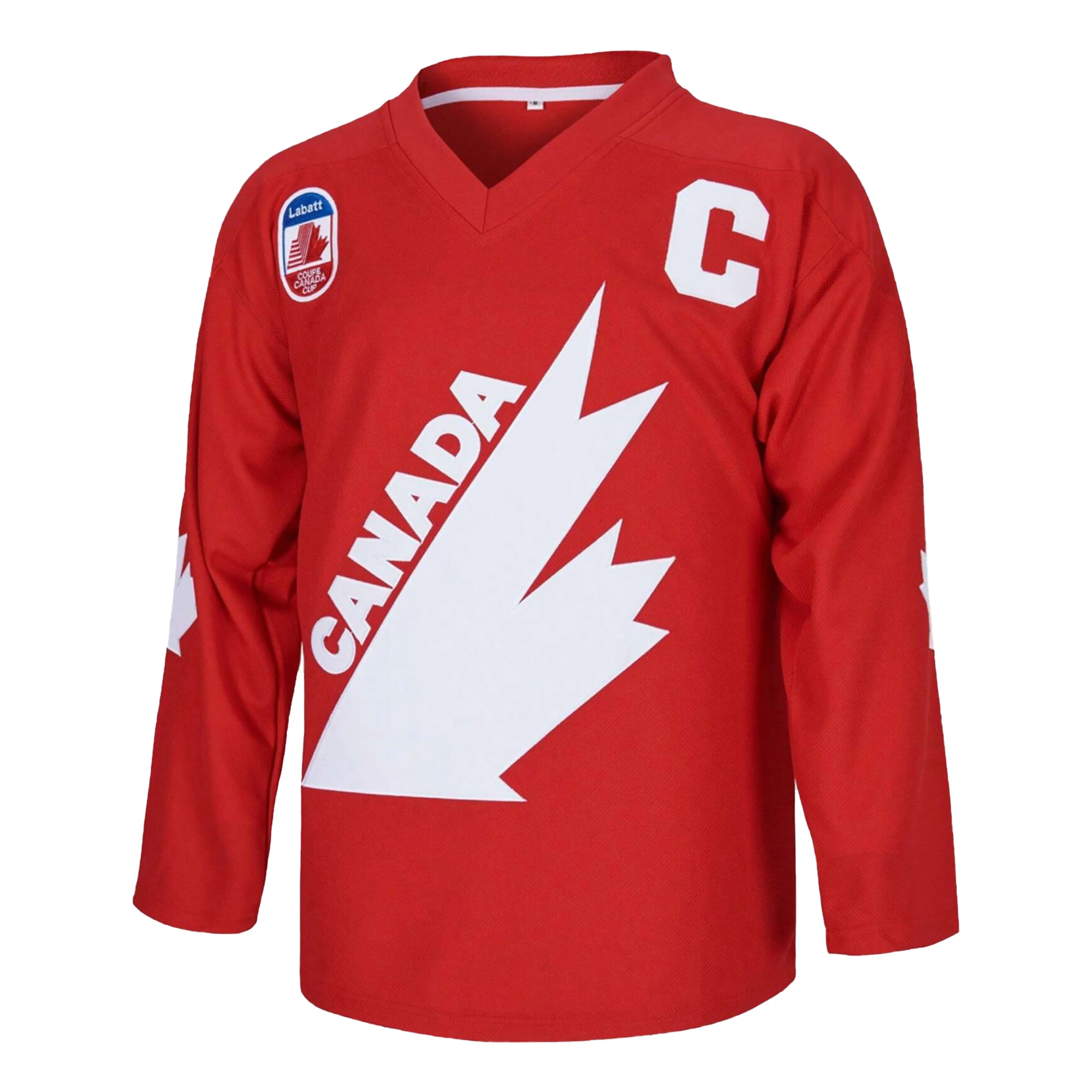 Men’s #99 Gretzky Labatt Team Coupe Canada Cup Hockey Jersey ,Exquisite Embroidered Pullover For Matches And Training; Athletic Shirt Wear