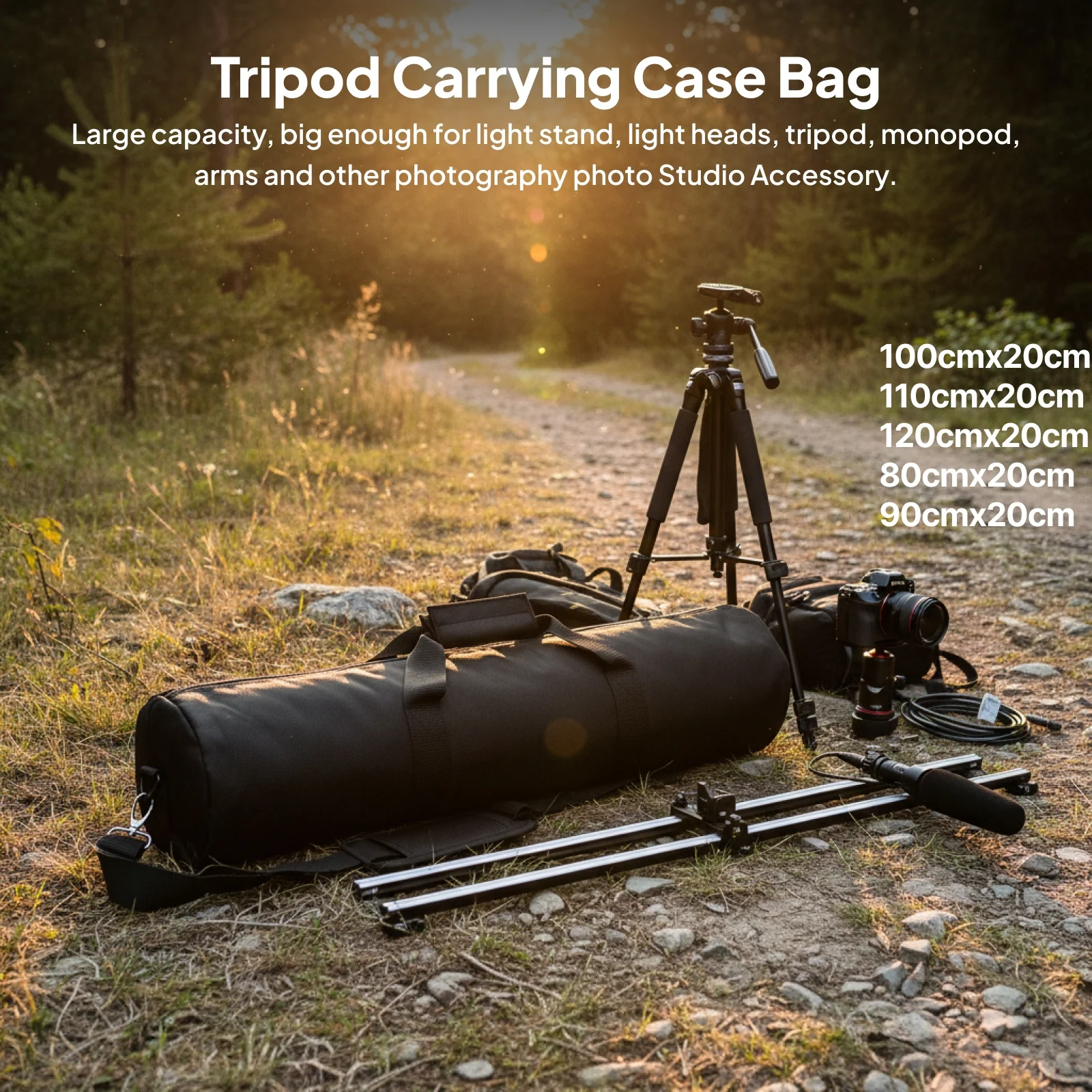 

80-120 см подставки для штатива, сумка для хранения, портативный чехол для штатива, сумка через плечо, сумка для микрофона, динамики, подставка для освещения