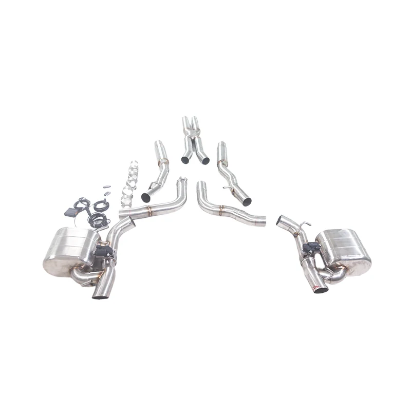 

Custom GFC Catback Exhaust for Dodge Challenger 3.6L V6, Designed to Connect with Factory Exhaust Trim Covers