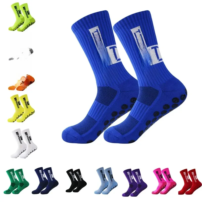 AliExpress Anti-slip Football Socks Men Women Non-slip Soccer Basketball Tennis Sport Socks Grip Cycling Riding