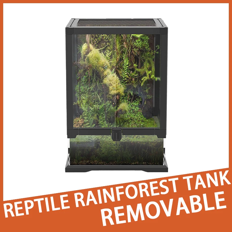 Removable Reptile Enclosure Terrarium Tank Suitable For Reptiles Chameleons Bearded Dragons Snakes Turtles