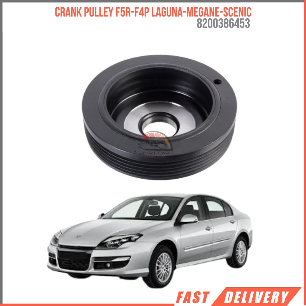 

FOR CRANK PULLEY F5R-F4P LAGUNA-MEGANE-SCENIC 1.8 16V-2.0 16V 8200386453 happy vehicle parts high quality satisfaction