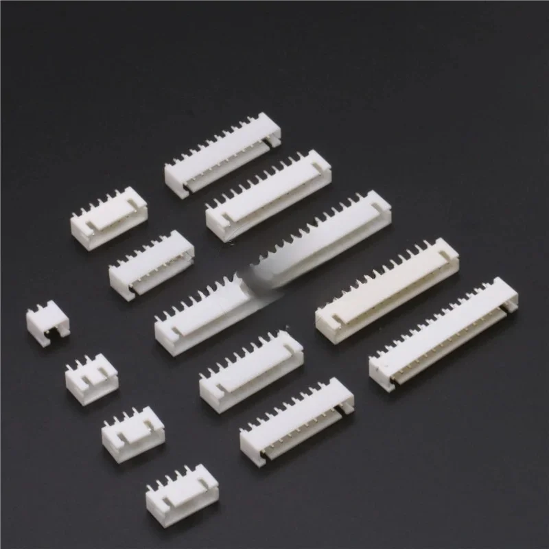 50pcs XH2.54mm 2/3/4/5/6/7/8/9/10/11/12/13/14/15/16pin connecteur JST mâle, femelle, sertissages