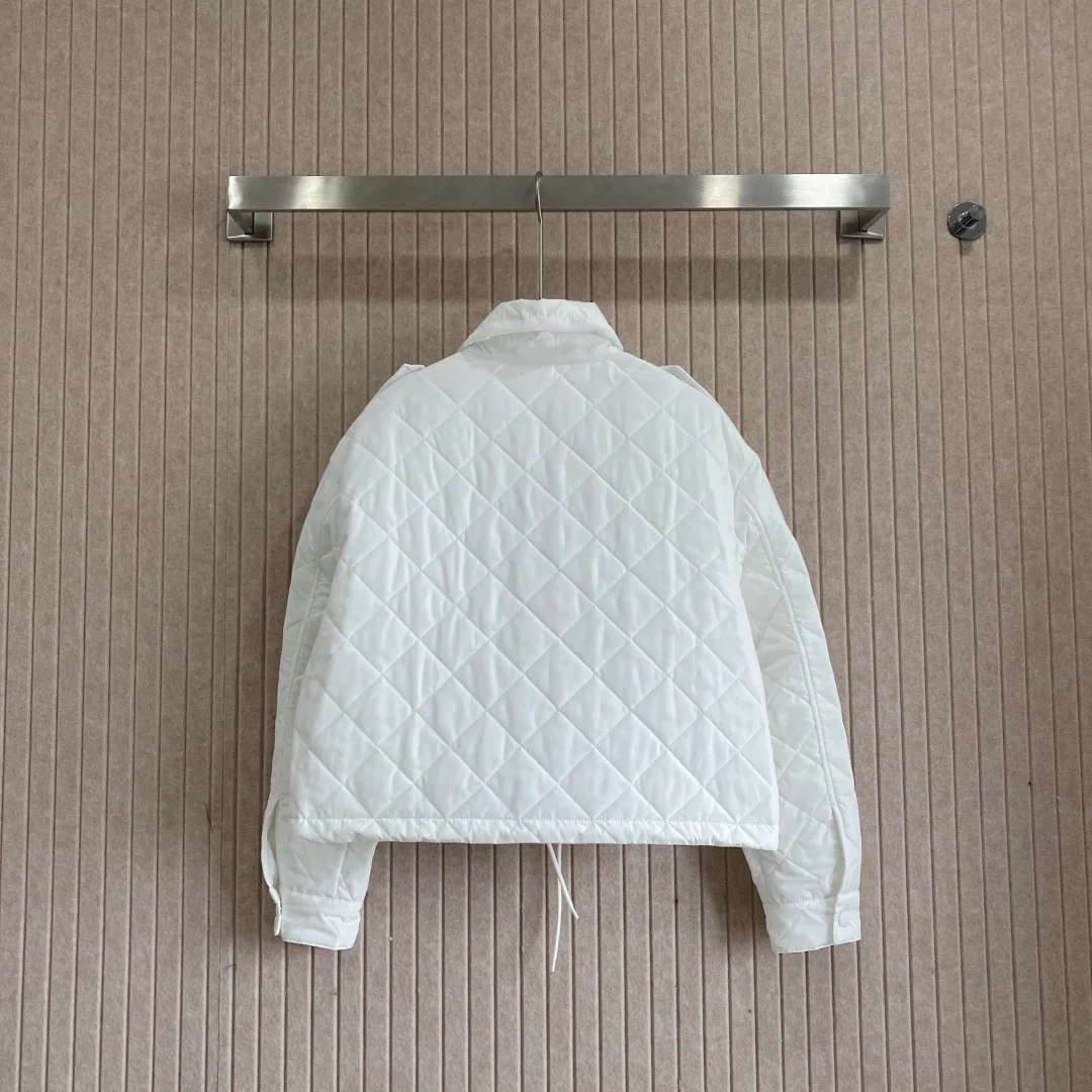 

New Winter Women's Jacket Double Sided Diamond Shaped High Quality 2025 Female Coat